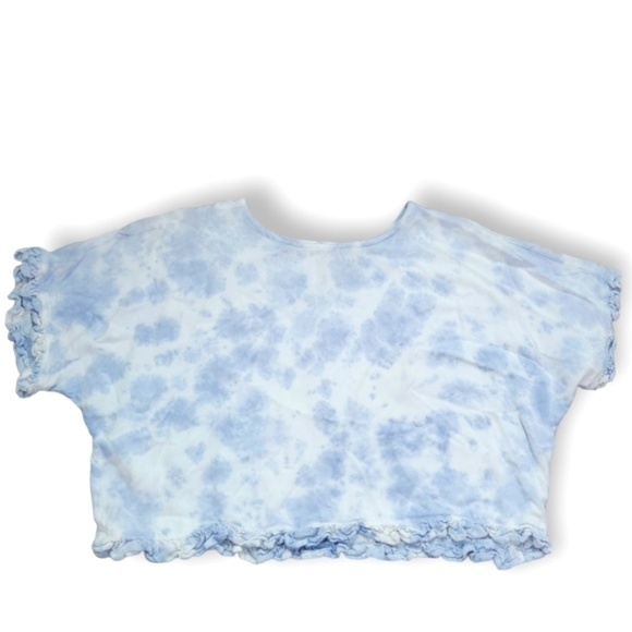 Style Envy Cropped Boxy Tie-Dye Shirt M - Picture 1 of 5